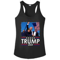 Trump Fist Pump Shot At Trump 2024 Trump Survives Rally Ladies PosiCharge Competitor Racerback Tank