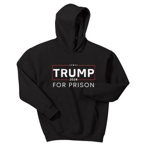 Trump For Prison 2024 Kids Hoodie