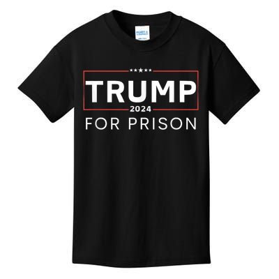 Trump For Prison 2024 Kids T-Shirt