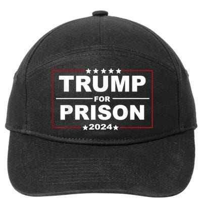 Trump For Prison 2024 Support Trump 4th Of July 7-Panel Snapback Hat