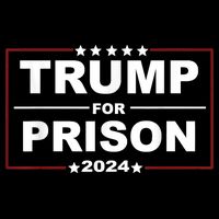 Trump For Prison 2024 Support Trump 4th Of July Drawstring Bag
