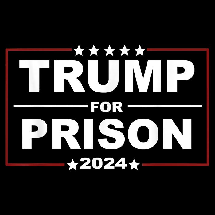 Trump For Prison 2024 Support Trump 4th Of July Drawstring Bag