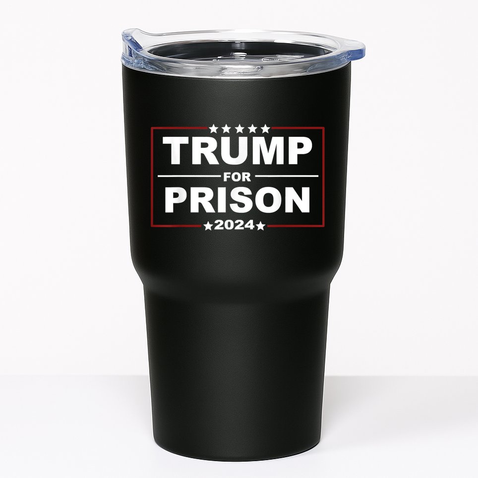 Trump For Prison 2024 Support Trump 4th Of July Tumbler