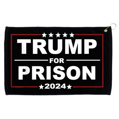 Trump For Prison 2024 Support Trump 4th Of July Grommeted Golf Towel