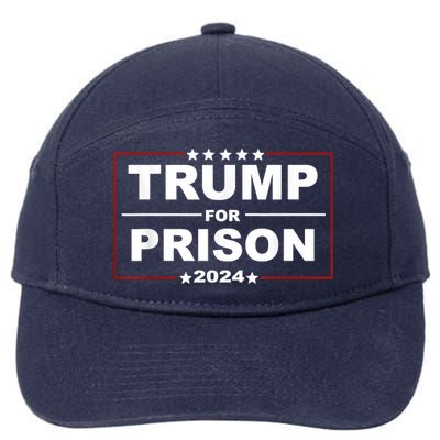 Trump For Prison 2024 Support Trump 4th Of July 7-Panel Snapback Hat