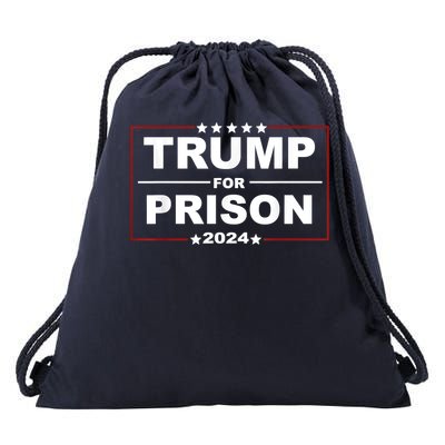 Trump For Prison 2024 Support Trump 4th Of July Drawstring Bag