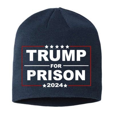 Trump For Prison 2024 Support Trump 4th Of July Sustainable Beanie