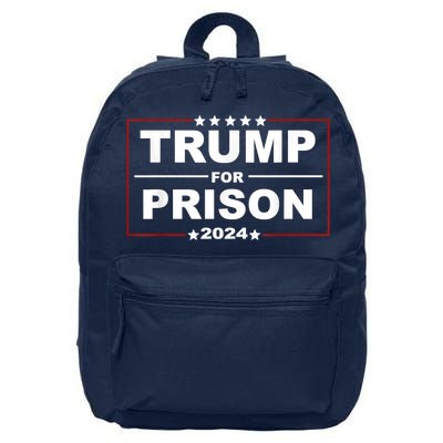 Trump For Prison 2024 Support Trump 4th Of July 16 in Basic Backpack