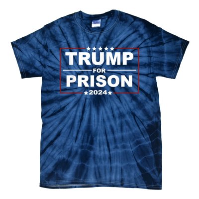 Trump For Prison 2024 Support Trump 4th Of July Tie-Dye T-Shirt