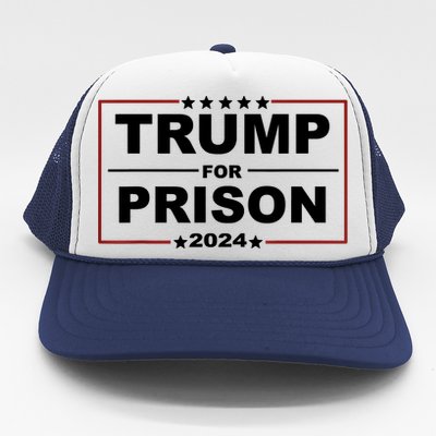 Trump For Prison 2024 Support Trump 4th Of July Trucker Hat