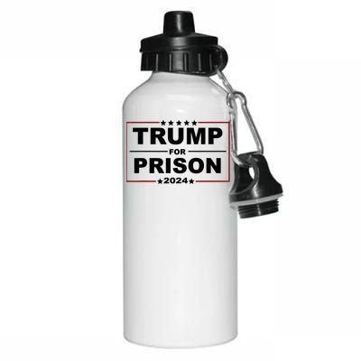 Trump For Prison 2024 Support Trump 4th Of July Aluminum Water Bottle