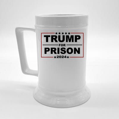 Trump For Prison 2024 Support Trump 4th Of July Beer Stein