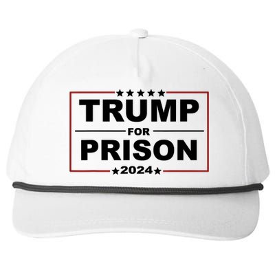 Trump For Prison 2024 Support Trump 4th Of July Snapback Five-Panel Rope Hat