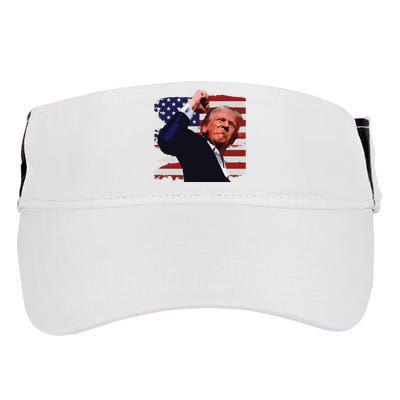 Trump Fist Pump Shot A Trump 2024 Trump For President Adult Drive Performance Visor