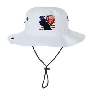 Trump Fist Pump Shot A Trump 2024 Trump For President Legacy Cool Fit Booney Bucket Hat