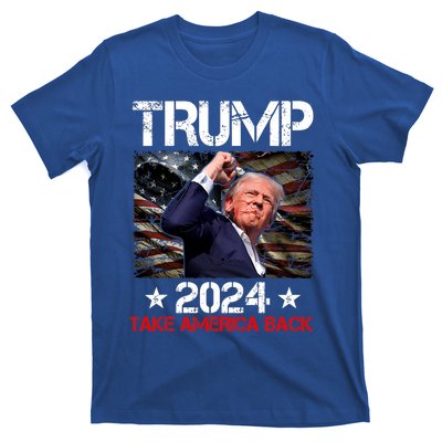 Trump Fist Pump Shot At Trump 2024 Trump Survives Rally T-Shirt