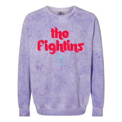 The Fightins Philly Philadelphia Baseball s Colorblast Crewneck Sweatshirt