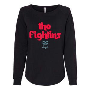 The Fightins Philly Philadelphia Baseball s Womens California Wash Sweatshirt