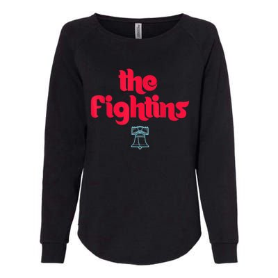 The Fightins Philly Philadelphia Baseball s Womens California Wash Sweatshirt