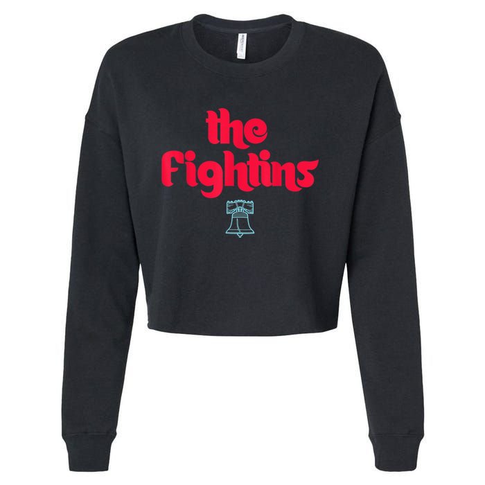 The Fightins Philly Philadelphia Baseball s Cropped Pullover Crew