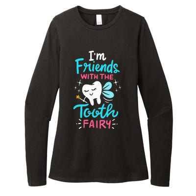 Tooth Fairy Pediatric Dentist Dental Assistant Hygienist Womens CVC Long Sleeve Shirt