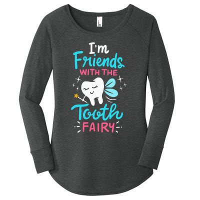 Tooth Fairy Pediatric Dentist Dental Assistant Hygienist Women's Perfect Tri Tunic Long Sleeve Shirt