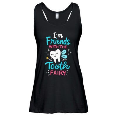 Tooth Fairy Pediatric Dentist Dental Assistant Hygienist Ladies Essential Flowy Tank