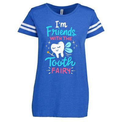 Tooth Fairy Pediatric Dentist Dental Assistant Hygienist Enza Ladies Jersey Football T-Shirt