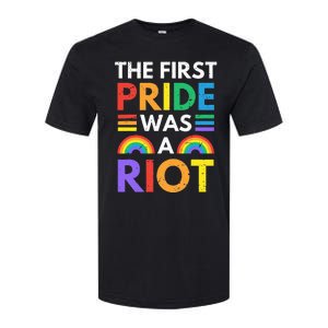 The First Pride Was A Riot LGBTQ+ Subtle Pride Month 2021 Softstyle CVC T-Shirt