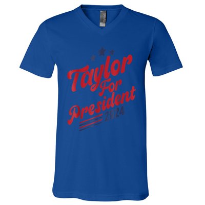 Taylor For President Gift V-Neck T-Shirt