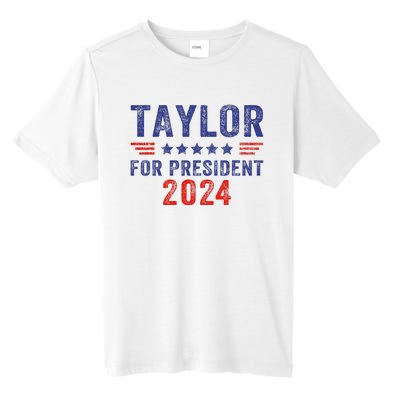 Taylor For President 2024 Tall Fusion ChromaSoft Performance T-Shirt