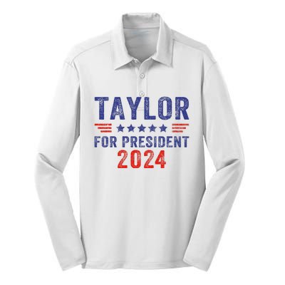 Taylor For President 2024 Silk Touch Performance Long Sleeve Polo