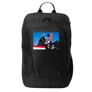 Trump Fist Pump Assassination Attempt Picture 2024 City Backpack