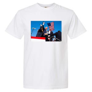 Trump Fist Pump Assassination Attempt Picture 2024 Garment-Dyed Heavyweight T-Shirt