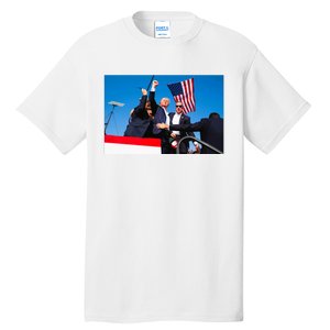 Trump Fist Pump Assassination Attempt Picture 2024 Tall T-Shirt