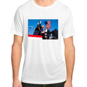 Trump Fist Pump Assassination Attempt Picture 2024 Adult ChromaSoft Performance T-Shirt