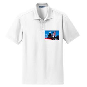 Trump Fist Pump Assassination Attempt Picture 2024 Dry Zone Grid Polo