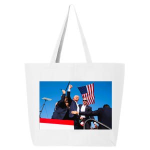 Trump Fist Pump Assassination Attempt Picture 2024 25L Jumbo Tote