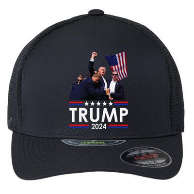 Trump Fist Pump Shot At Trump 2024 Trump Survives Rally Flexfit Unipanel Trucker Cap