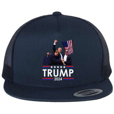 Trump Fist Pump Shot At Trump 2024 Trump Survives Rally Flat Bill Trucker Hat