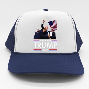 Trump Fist Pump Shot At Trump 2024 Trump Survives Rally Trucker Hat