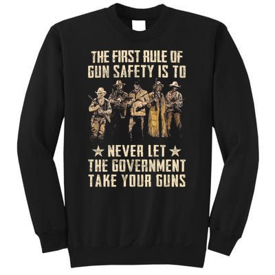 The First Rule Of Gun Safety Sweatshirt