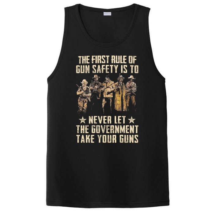 The First Rule Of Gun Safety PosiCharge Competitor Tank