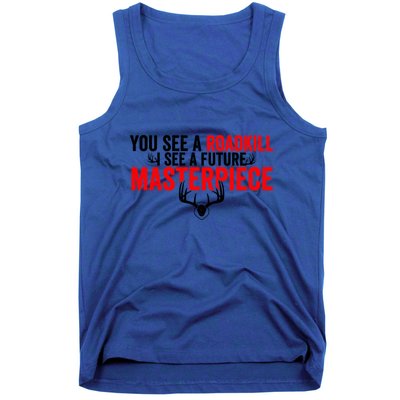 Taxidermy From Roadkill To Masterpiece Taxidermist Deer Gift Tank Top