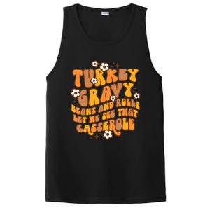 Thanksgiving Feast Retro Turkey Gravy Beans & Rolls Casserole PosiCharge Competitor Tank