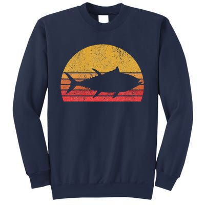 Tuna Fishing Retro Sunset Bluefin Fisherman Sweatshirt