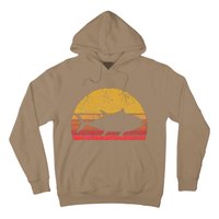 Tuna Fishing Retro Sunset Bluefin Fisherman Hoodie