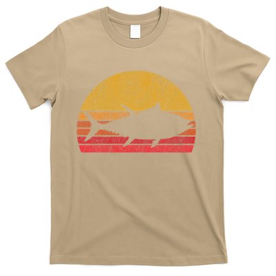 Tuna Fishing Retro Sunset Bluefin Fisherman T-Shirt