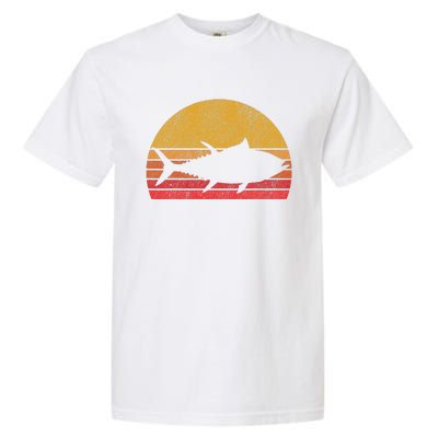 Tuna Fishing Retro Sunset Bluefin Fisherman Garment-Dyed Heavyweight T-Shirt