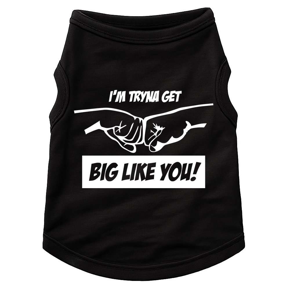 Team Full Rom IM Tryna Get Big Like You Doggie Tank
